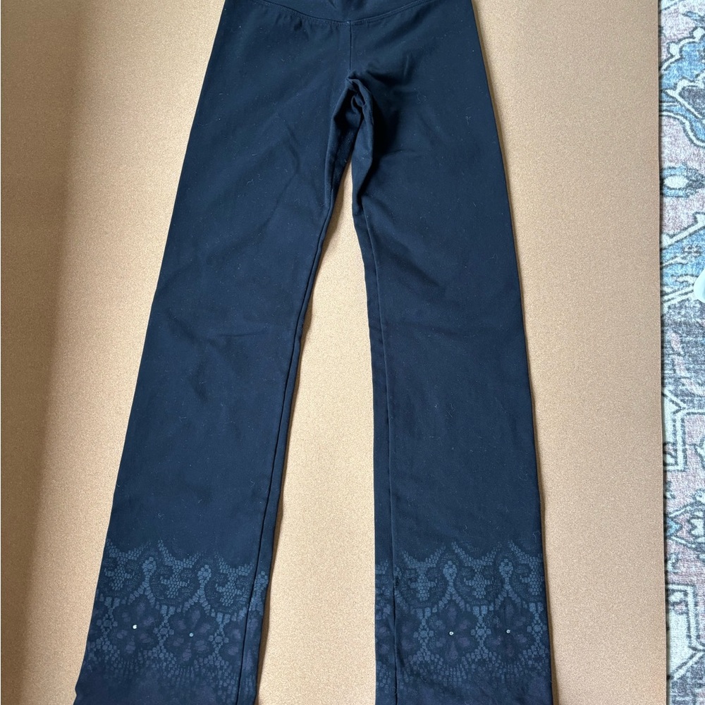 Blue Fish Black Active Leggings with Branded Waist Tag